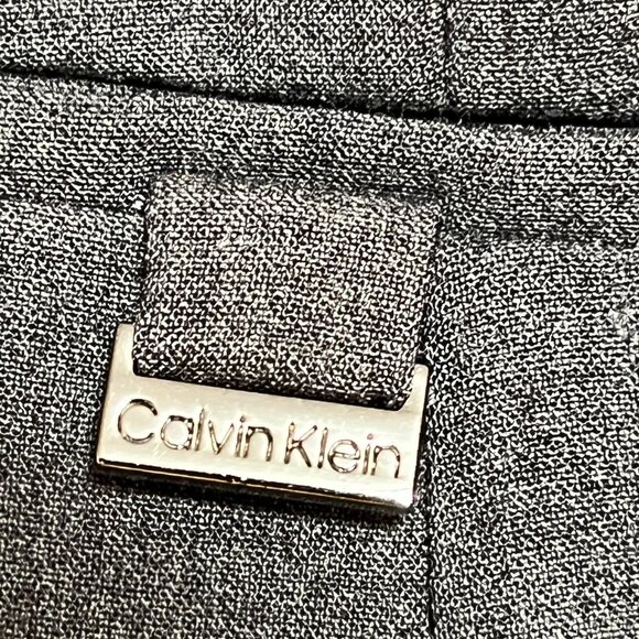 Calvin Klein Grey Pencil Skirt Womens Size 12 - Picture 2 of 12